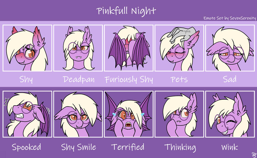 Pinkful Night Emote Set